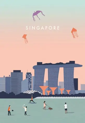 Ravensburger Puzzle: Singapur / 99 dílků / od 12 let 