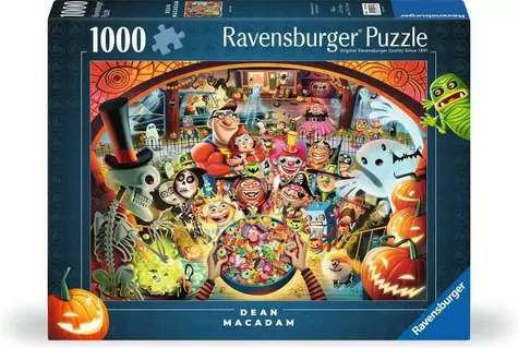 Ravensburger Puzzle: Halloweenské koledování / 1000 dílků / od 14 let 