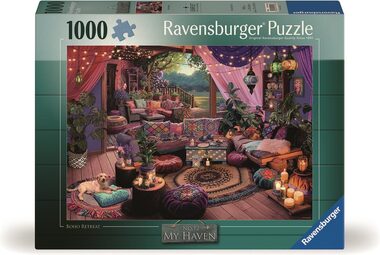 Ravensburger Puzzle: Mé útulné boho útočiště / 1000 dílků / od 14 let
