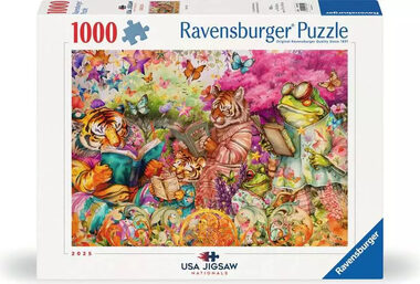 Ravensburger Puzzle: Knižní klub / 1000 dílků / od 14 let