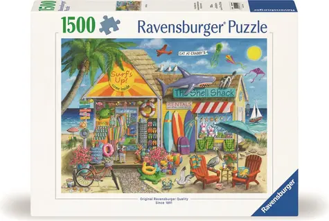 Ravensburger Puzzle: Surfařský stánek / 1500 dílků / od 14 let