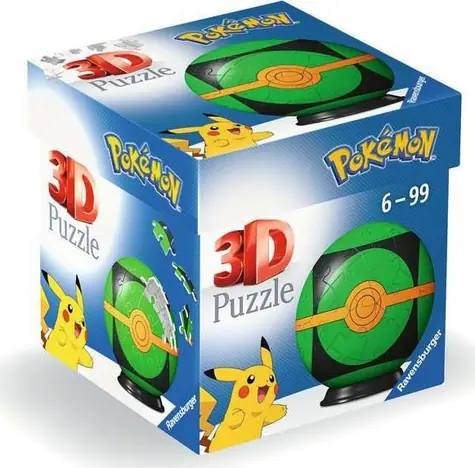 Ravensburger 3D Puzzle-Ball Pokémon: Dusk Ball / 54 dílků / Pokémon kolekce / od 6 let