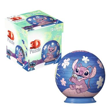 Ravensburger 3D Puzzle -Ball Disney: Stitch - Angel / 54 dílků / od 6 let 