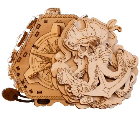 EscapeWelt Dřevěný hlavolam  Blackbeard's Compass / Obtížnost: vysoká / od 14 let