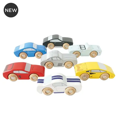 Le Toy Van  Set dřevěných sportovních autíček / od 2 let