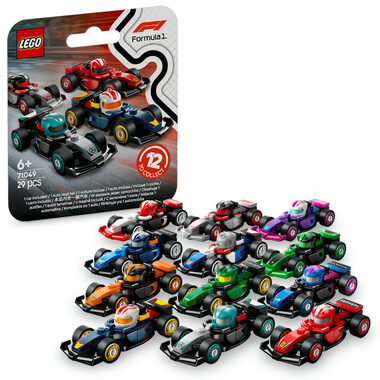 LEGO® Minifigurky 71049 Sběratelská závodní auta F1® / Počet dílků: 29 / od 6 let