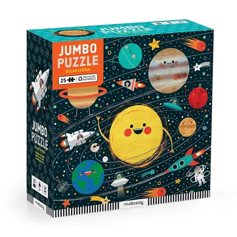 Mudpuppy Jumbo puzzle: Sluneční soustava / 25 dílků / od 2 let
