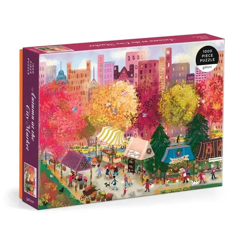 Galison Puzzle Podzim na městském trhu 1000 dílků / od 8 let
