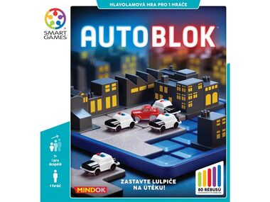 Mindok SMART - Auto blok / délka hry: do 20 minut / počet hráčů: 1 / od 6 let