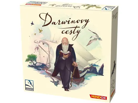 Mindok Darwinovy cesty / délka hry: 120 minut / počet hráčů: 1-4 / od 14 let