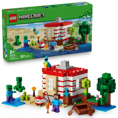 LEGO® Minecraft® 21275 TNT dům v džungli / Počet dílků: 287 / od 8 let