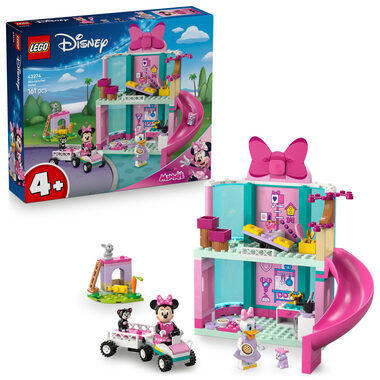 LEGO® | Disney 43274 Minnie a hotel pro domácí mazlíčky / Počet dílků: 161 / od 4 let
