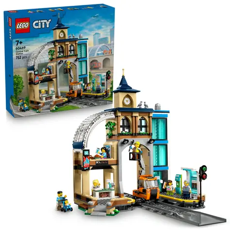 LEGO® City 60469 Hlavní vlakové nádraží / Počet dílků: 752 / od 7 let