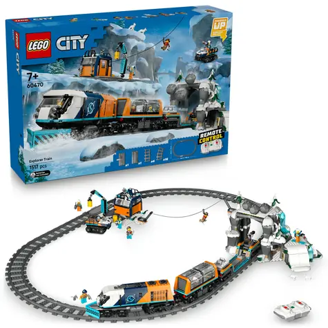 LEGO® City 60470 Polární expres pro průzkumníky Arktidy / Počet dílků: 1517 / od 7 let