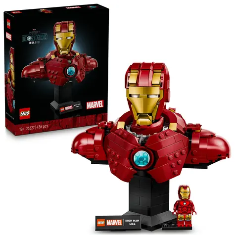 LEGO® Marvel 76327 Busta Iron Man MK4 / Počet dílků: 436 / od 18 let