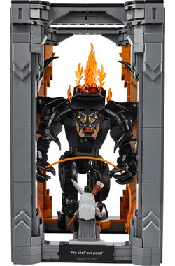 LEGO® Icons 10367 Knižní zarážka: Pán prstenů – Balrog™ / Počet dílků: 1201 / od 18 let