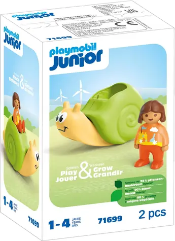 Playmobil® Junior 71699 Houpací šnek s funkcí chrastítka / Počet dílků: 2 / od 1 roku