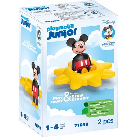 Playmobil® Junior & Disney 71698 Mickeyho otočné slunce s funkcí chrastítka / Počet dílků: 2 / od 1 roku