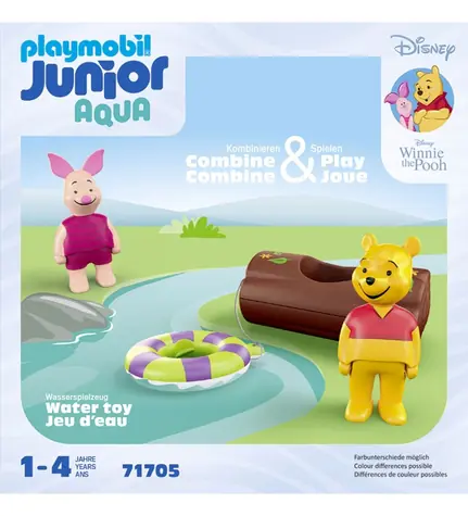 Playmobil® Junior & Disney 71705 Vodní dobrodružství Medvídka Pú a Prasátka / Počet dílků: 3 / od 1 roku