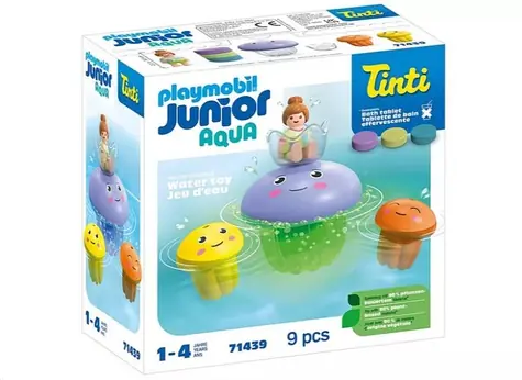 Playmobil® Junior Aqua 71439  Junior & Tinti: Barevná rodina medúz / Počet dílků: 9 / od 1 roku
