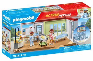 Playmobil® Action Heroes 71616 Porodnice / Počet dílků: 62 / od 4 let