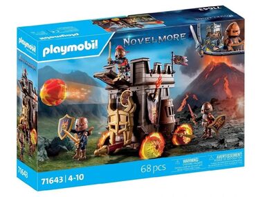 Playmobil® Novelmore 71643 Útočný vůz s ohnivým kanónem / Počet dílků: 68 / od 4 let