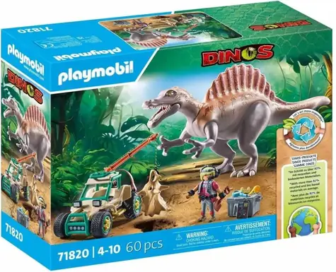Playmobil® Dinos 71820 Útok spinosaura / Počet dílků: 60 / od 4 let