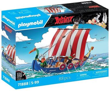Playmobil® Asterix 71888 Asterix: Pirátská loď / Počet dílků: 88 / od 5 let