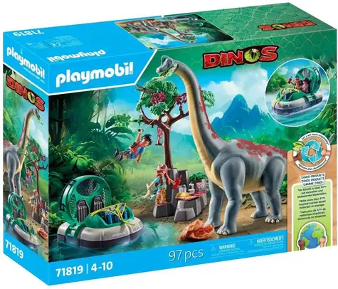 Playmobil® Dinos 71819 Brachiosaurus a vznášedlo / Počet dílků: 97 / od 4 let