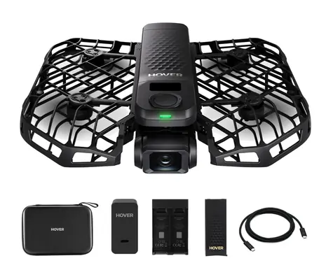 HOVERAir X1 Pro Basic Combo černá / kvadroptéra - dron / 4K video / rychlost: 42 km-h / doba provozu: 16 min 
