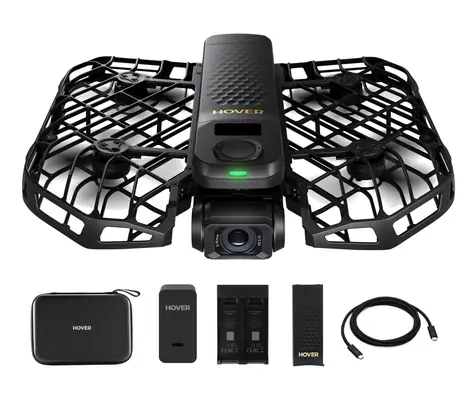 HOVERAir X1 Pro Max Basic Combo černá / kvadroptéra - dron / rychlost: 42 km-h / doba provozu: 16 min 