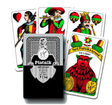 Piatnik Mariáš jednohlavý / Počet hráčů: 2-4 / od 10 let 