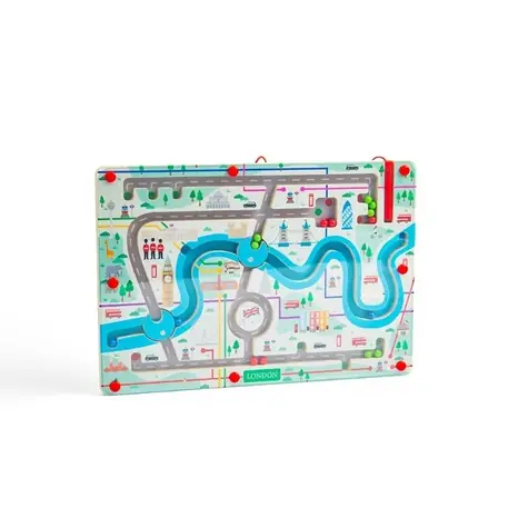 Bigjigs Toys Magnetické bludiště Londýn / od 3 let