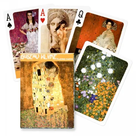 Piatnik Poker Gustav Klimt / Délka hry: 30-90 minut / Počet hráčů: 2-10 / od 12 let