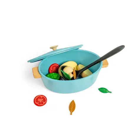 Bigjigs Toys Zapékací mísa se zeleninou / od 18 měsíců 