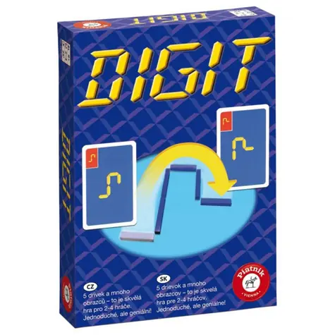 Piatnik DIGIT / Logická hra / Délka hry: 10-20 minut / Počet hráčů: 2-4 / od 8 let