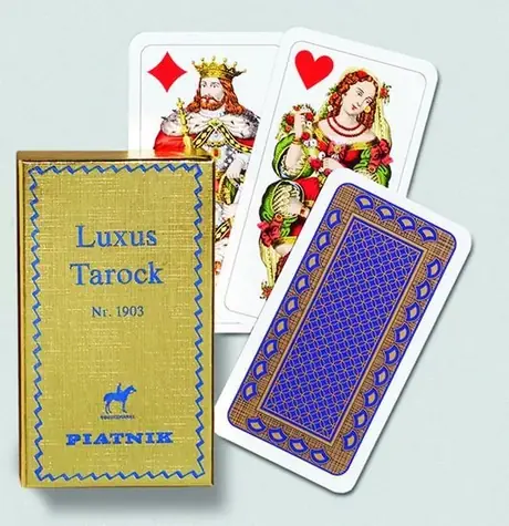 Piatnik Taroky luxusní / Počet hráčů: 4 / Délka hry: 20 minut / od 8 let
