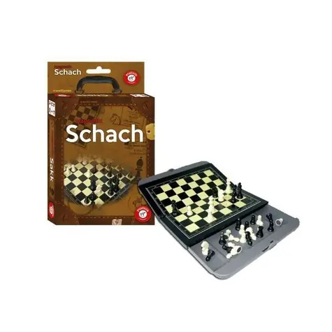 Piatnik Šachy / cestovní magnetická hra / Délka hry: 20 minut / Počet hráčů: 2 / od 6 let