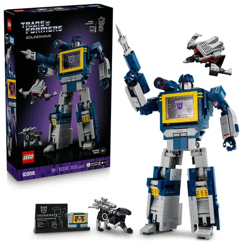 LEGO® Icons 10358 Transformers: Soundwave / Počet dílků: 1505 / od 18 let