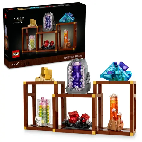 LEGO® Ideas 21362 Sbírka minerálů / Počet dílků: 880 / od 18 let