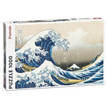 Piatnik Hokusai Velká vlna u pobřeží Kanagawy / Počet dílků: 1000 / od 12 let