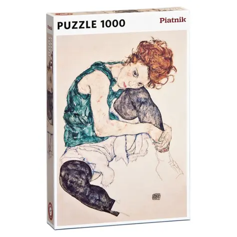 Piatnik Schiele Sedící dívka / Počet dílků: 1000 / od 12 let