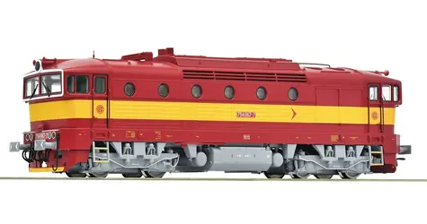 Roco 7300055 Dieselová lokomotiva 754 067-7 ČSD/ČD Brejlovec / měřítko H0 (1:87) / délka 190mm / rádius 358mm / od 14 le