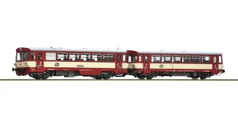 Roco 7710022 Dieselový motorový vůz 810 328-5 s přípojným vozem Btax ČD / měřítko H0 (1:87) / délka 322mm / rádius 358mm