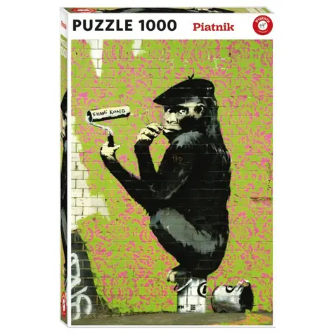 Piatnik Banksy Roller Chimp / Počet dílků: 1000 / od 14 let