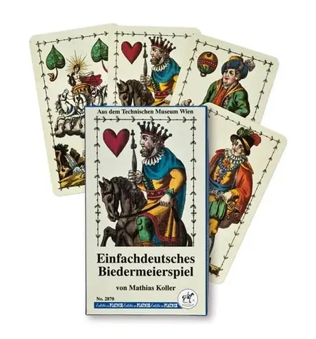 Piatnik Einfachdeutsches Biedermeierspiel / Počet hráčů: 2-4 / Délka hry: 10-45 minut / od 10 let 