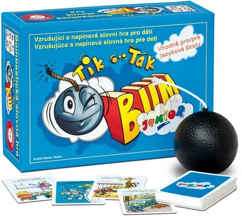 Piatnik Tik Tak Bum Junior / Délka hry: 15 minut / Počet hráčů: 2-12 / od 5 let 