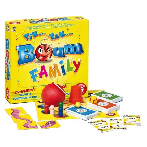 Piatnik Tik Tak Bum Family / Délka hry: 30 minut / Počet hráčů: 3-8 / od 8 let 