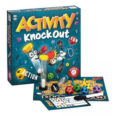 Piatnik Activity Knock Out / Počet hráčů: 4-16 / Délka hry: 30-60 minut / od 12 let