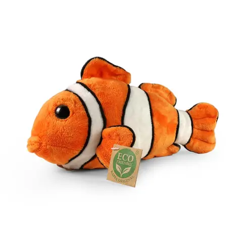Rappa Plyšová ryba klaun očkatý 25 cm / ECO-FRIENDLY / od 0 let